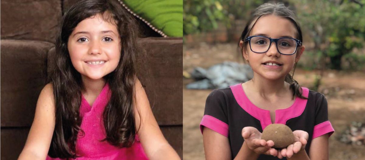 Lorena, de 8 anos, e Helena, de 11, estão desenvolvendo seu potencial com o Kumon.